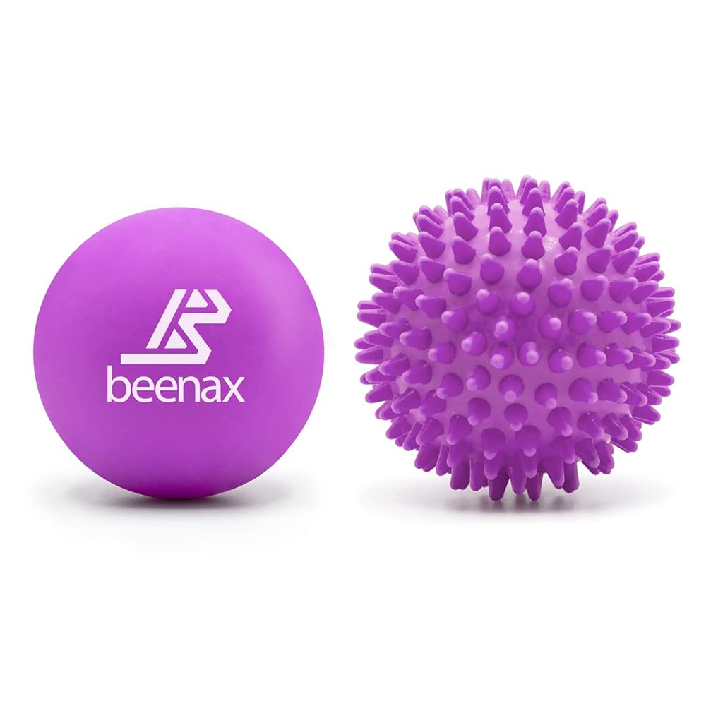 Beenax Lacrosse & Spiky Massage Ball Set